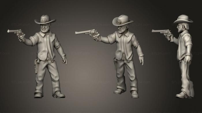 Military figurines (Rich, STKW_1734) 3D models for cnc